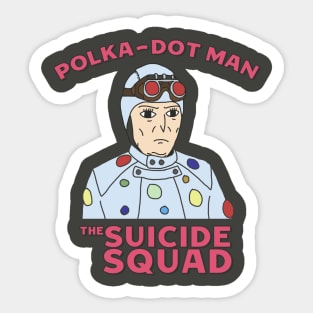 Polka Dot Man Sticker